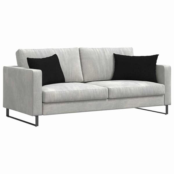 Sofakuddar 2 pcs Svart 60 x 40 cm tyg