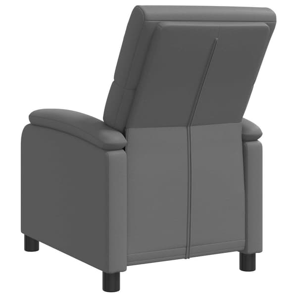 Recliner Grå Konstläder