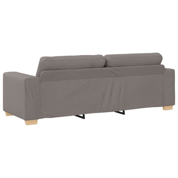 3-Sits soffa Taupe 220 cm tyg