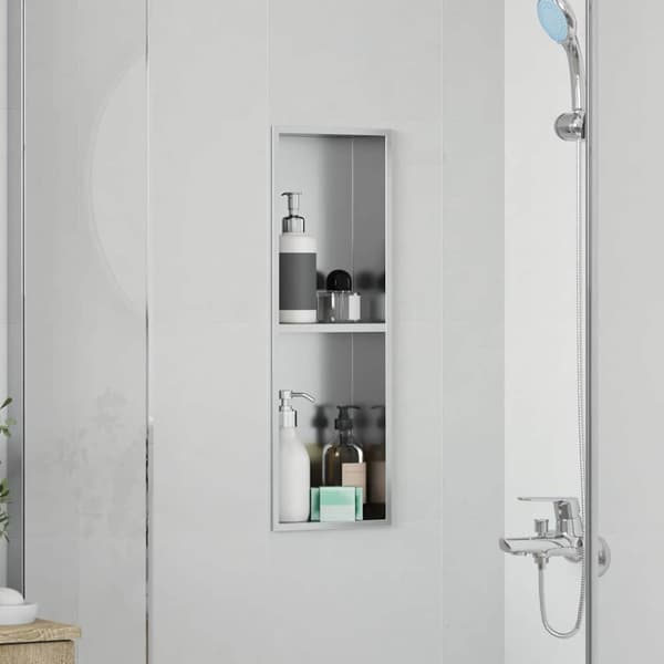Dusch Nisch Silver 60 x 20 x 9,5 cm Rostfritt stål