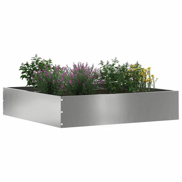 Kant för gräsmatta 6 pcs Silver 60 x 60 x 13 cm