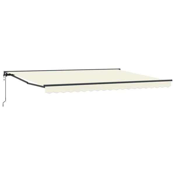 Markisram Kräm 450 × 300 cm Polyester med PU-beläggning