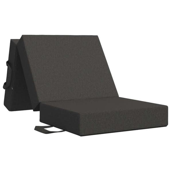 Fällbar Soffbed 90 x 67 x 45 cm Mörkgrå
