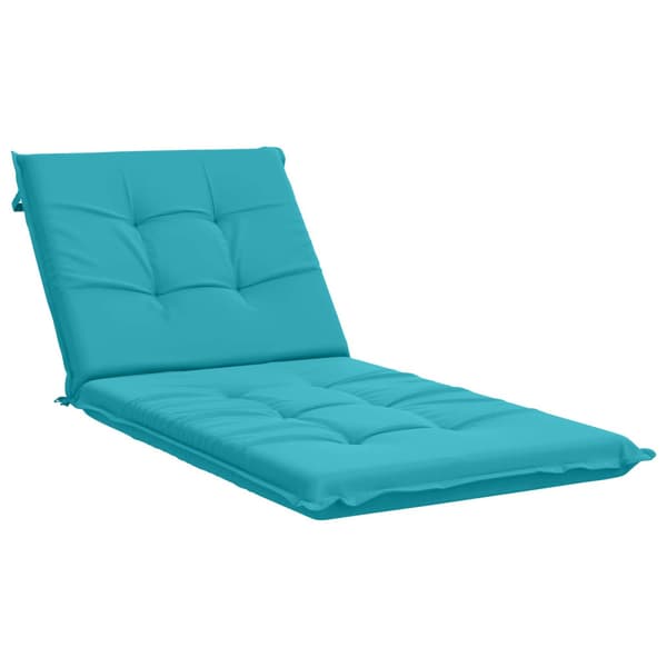 Solstol Kudde GEMERT 100% Polyester Turkos 190 x 80 x 9 cm