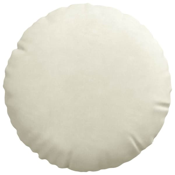 Sittkuddar 2 pcs Kräm Ø30 x 13 cm Sammet