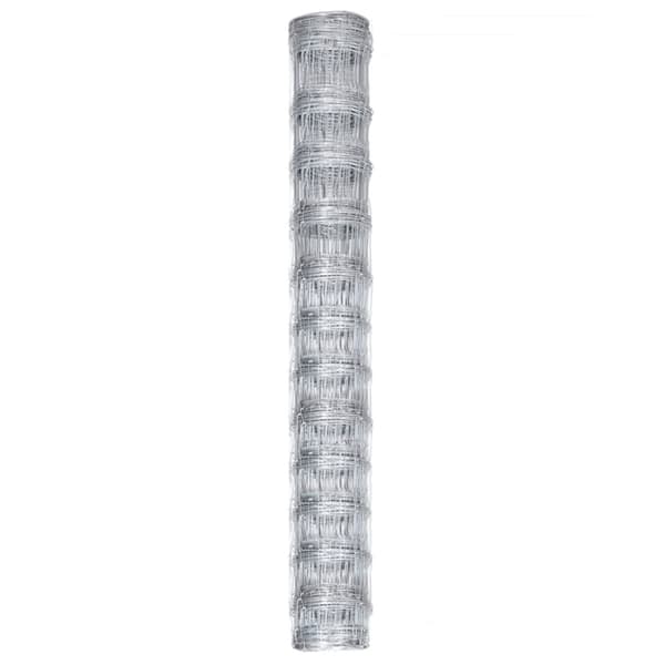 Fårstängsel galvaniserat stål 50x1,25 m silver