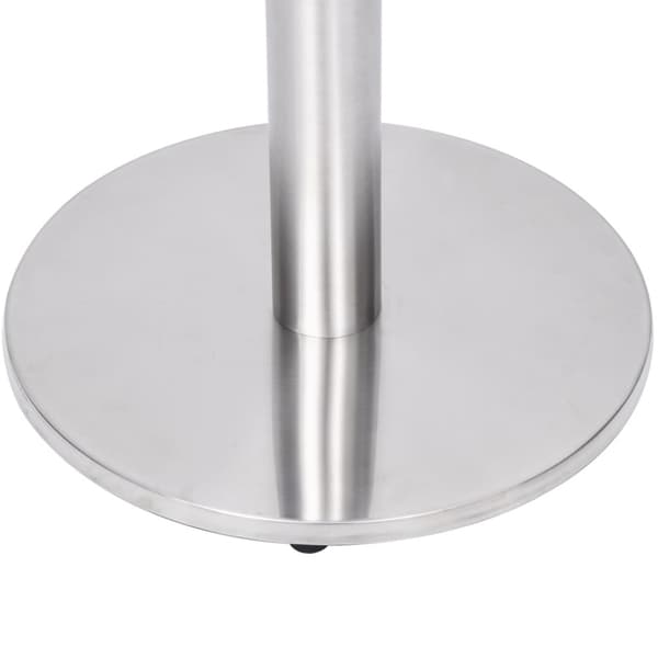 Bistro bordsben silver Ø45x72 cm rostfritt stål