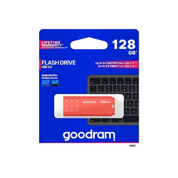 GOODRAM UME3 - USB flash-enhet - 128 GB