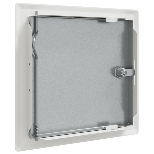 Åtkomstpanel 2 pcs Vit 23 x 23 x 3 cm Stål