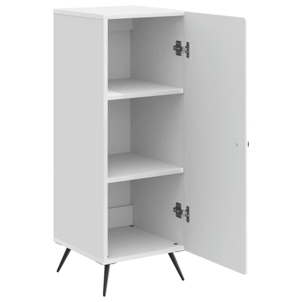 Sideboard Vit högglans 33 x 34,5 x 90 cm Konstruerat trä