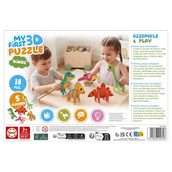 Educa 3D Puzzle Kids Baby Dinos