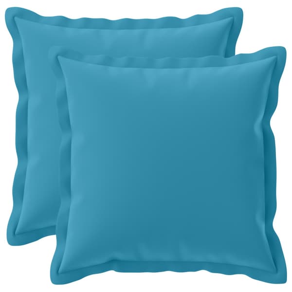 Kuddöverdrag 2 st HOUTEN Ljusblå 30 x 30 cm Polyester