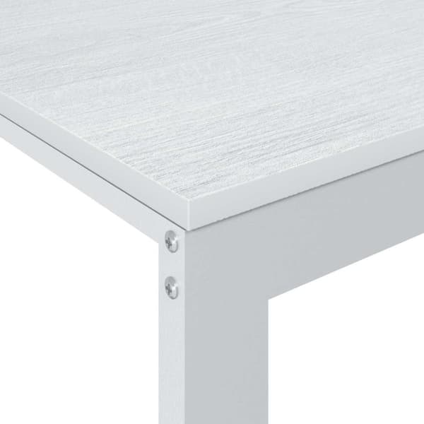 Datorbord vit 110x60x73 cm spånskiva