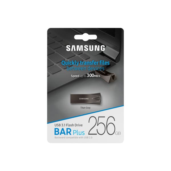 Samsung BAR Plus MUF-256BE4 - USB flash-enhet - 256 GB