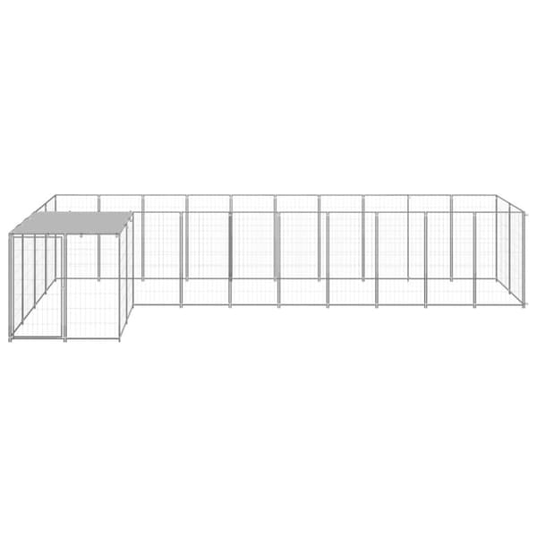Hundgård silver 7,26 m² stål