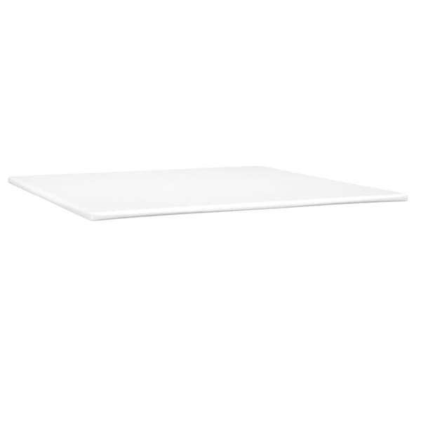 Ramsäng med madrass mörkgrå 200x200 cm sammet