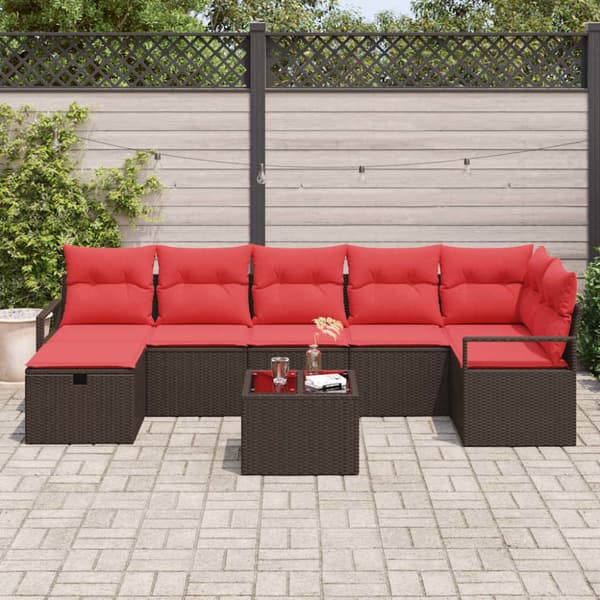 Soffset med kudde 5 pcs konstrotting