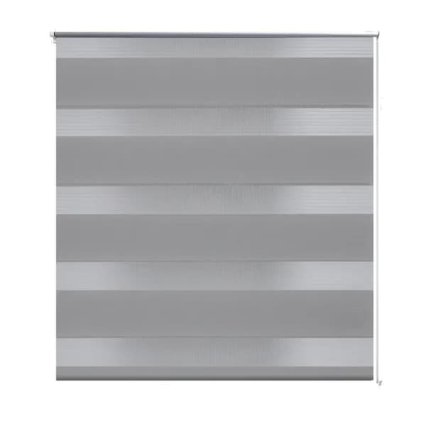 Zebragardin 40,9x100 cm Tygbredd 36,7 cm grå