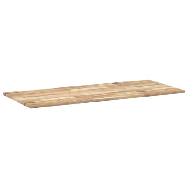 Bordsskiva rektangulär 140x60x2 cm massivt akaciaträ