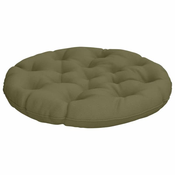 Hängstolskudde VIANEN 100% Polyester Olivgrön Ø 80 x 12 cm