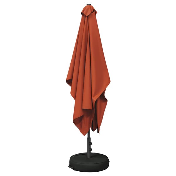 Trädgårdsparasol 200 x 300 cm Polyester Rektangulär Terracotta