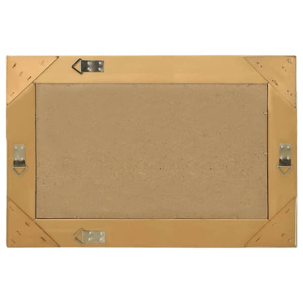 Väggspegel barockstil 60x40 cm guld