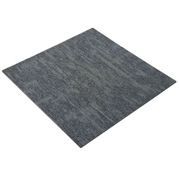 Mattan platta Himmel Grå 50 x 50 cm 4 pcs PP och Bitumen