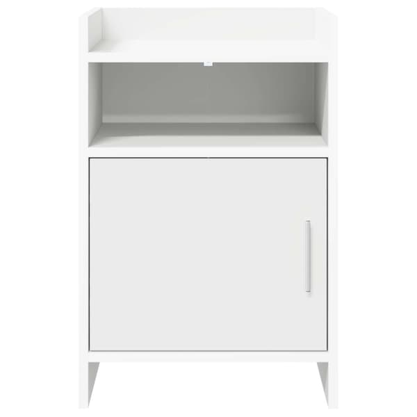 Sängbord 2 pcs Vit 40 x 36 x 60 cm Konstruerat trä