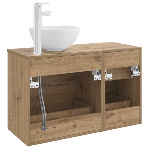 Badrumsmöbelset 2 pcs Artisan-ek Konstruerat trä