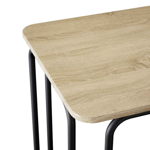 Matbord 100 x 50 x 75 cm Konstruerat trä Sonoma-ek Rektangulär