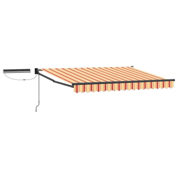 Elektrisk Retraktabel Markis Flerfärgsdesign 2,5 x 2 m