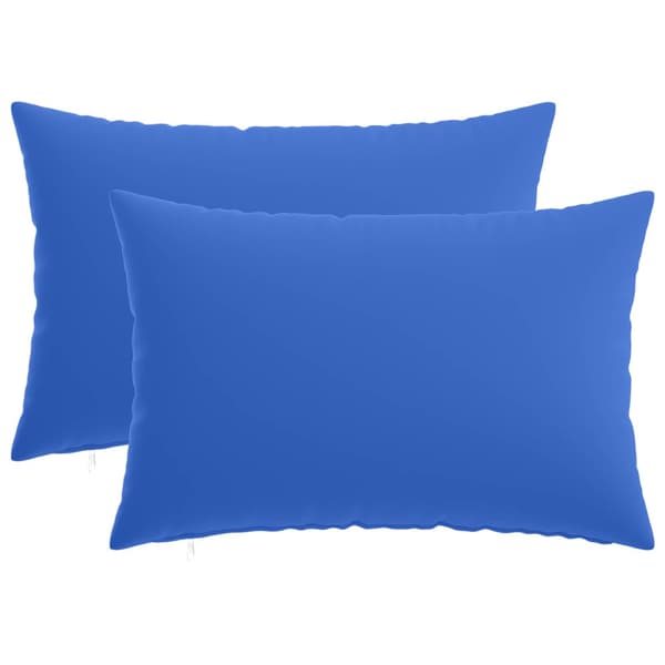 Kuddöverdrag 2 st HEERLEN Kungsblå 50 x 75 cm Polyester
