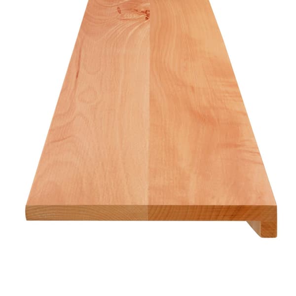 Trappsteg 2 st 110 x 30 x 2 cm Lack Massivt bokträ Rektangulär