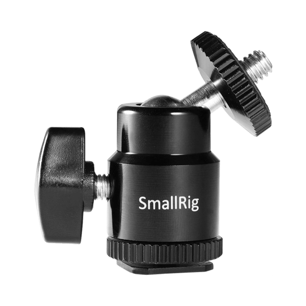 SMALLRIG 761 Camera Cold Shoe - Ballhead-1/4" Scre