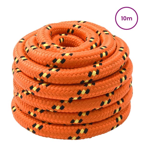 Båtsnöre 10 m 5 Orange PP