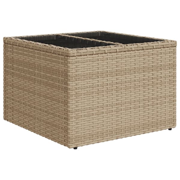 Trädgårdsoffset 9 st Poly rattan