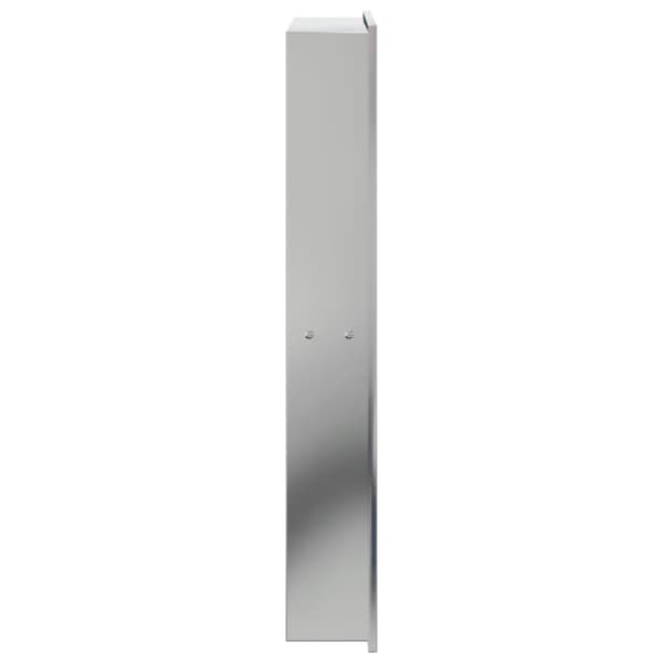 Duschnisch borstad silver 32x62x9 cm rostfritt stål