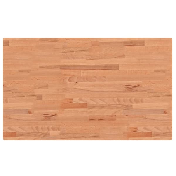 Bordsskiva 100x60x2,5 cm rektangulär massivt bokträ