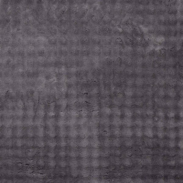 Områdesmattor Rektangulär SIROLO Antracit 200 x 80 cm Polyester