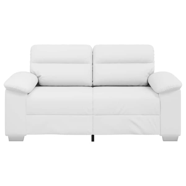 2-sitssoffa vit 160x81x84 cm konstläder