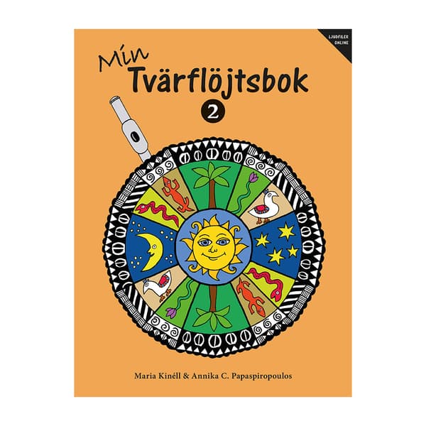 Min Tvärflöjtsbok 2 (ljudfiler online) (häftad)
