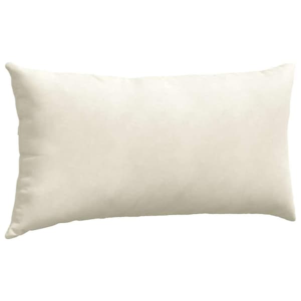Sofakuddar 2 pcs Kräm 80 x 40 cm Kordread tyg