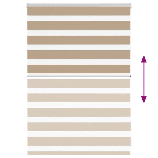 Rullgardin zebra 95x100 cm tyg bredd 90,9 cm polyester