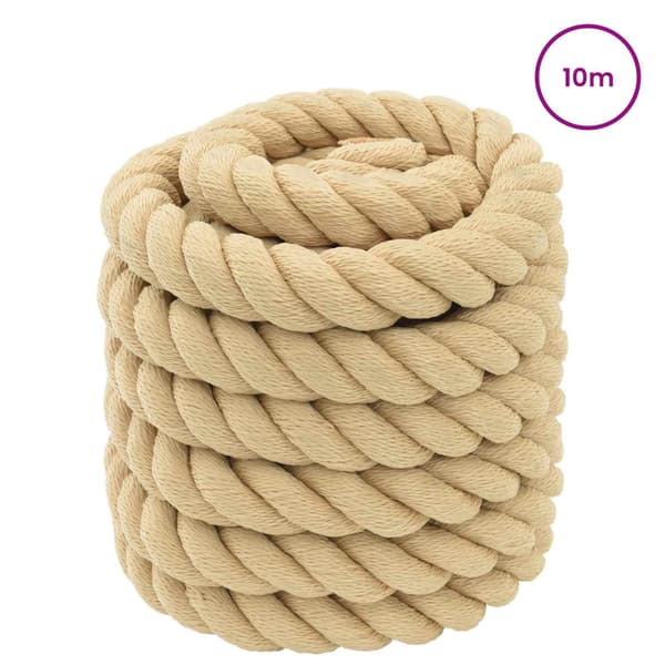Båtsnöre 10 m 5 Naturlig PP