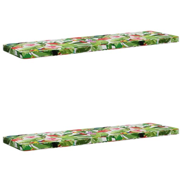 2-delade Bänk Kuddar VUGHT 2 st 100% Polyester Flerfärgsdesign