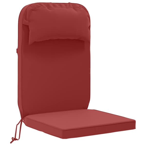 Solsängkudde 100% Polyester Vinröd 55 x 124 x 5 cm