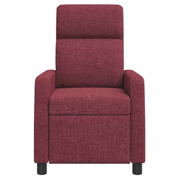 Recliner Vinröd Tyg