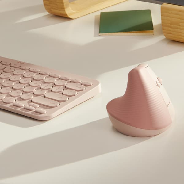 Logitech Lift datormöss högerhand Trådlös RF + Bluetooth Optisk 4000 DPI
