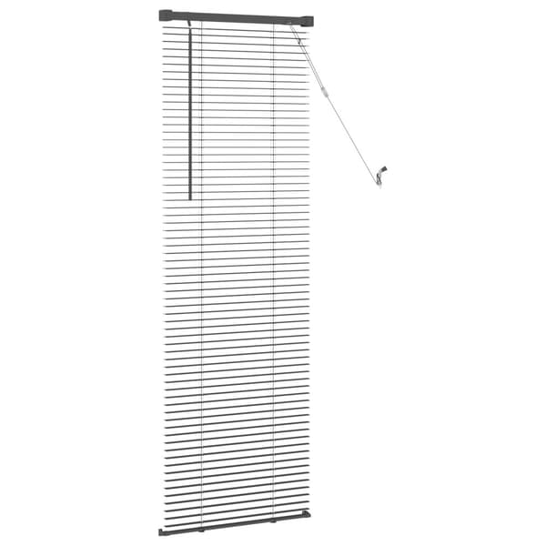 Persienn Silvergrå 150 x 40 cm PVC