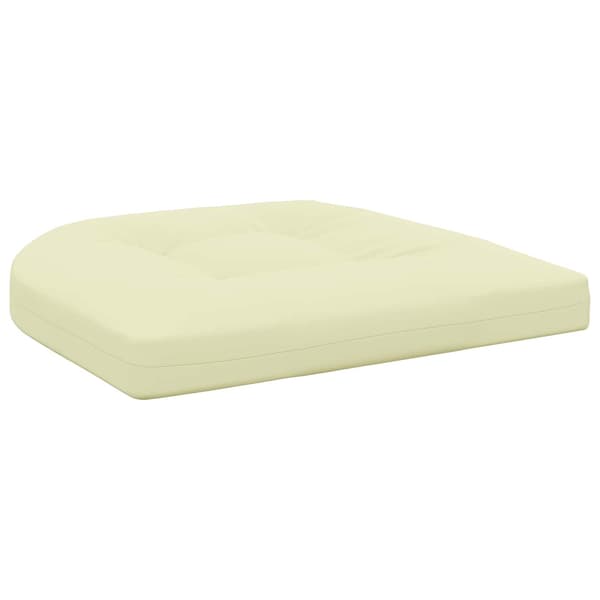4-delade Sittdynor 4 st 100% Polyester Gräddvit 45 x 45 x 5 cm